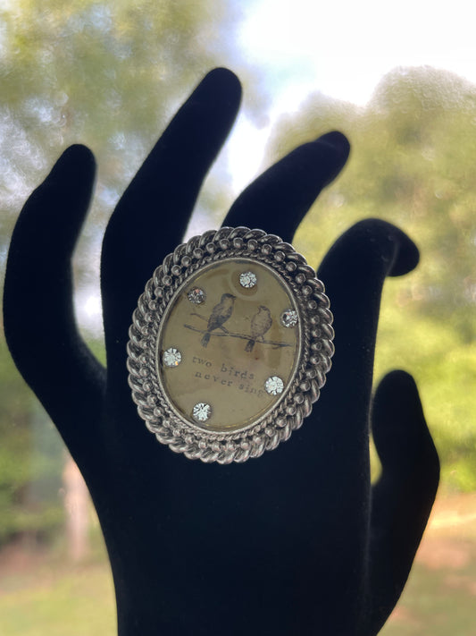TWO BIRDS RING