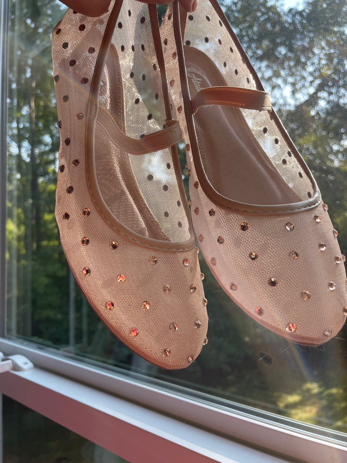 MESH MARY JANES